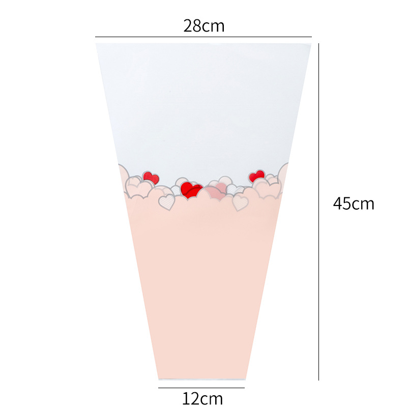 Lelexin マルチパックバッグ [ピンク] 50 枚/パック (45CM*28CM)±5%