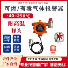 伏安特工厂直销耐高温可燃气体浓度探测器烘烤箱高温报警器热管道