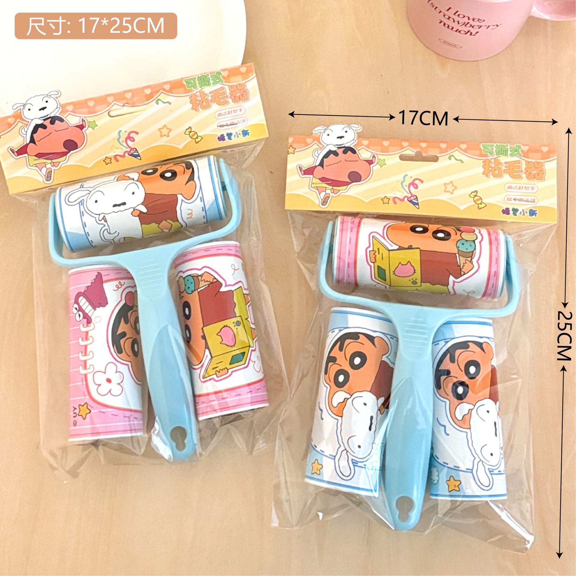 Crayón pequeño nuevo autorizado conjunto de pegador de pelo de alumno rodillo pegador de pelo para mascotas en el hogar artefacto de pegado de pelo