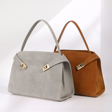 包包女通勤秋冬复古大容量手提包挎包百搭磨砂经典托特包轻奢小众