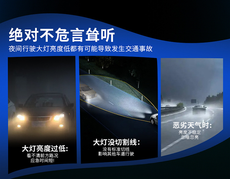 Cross-Border Car Led Headlight 140W High Power Headlight 9005 Far and Low Beam H1 Super Bright H11 Laser H4 Car H7