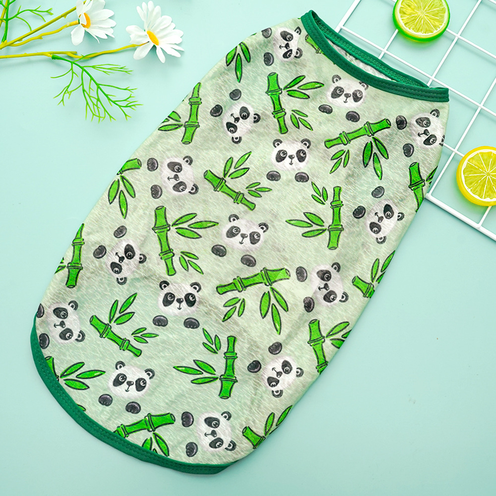 Perro grande ropa de mascotas perros gatos Tedico fondo peleo panda malla gato chaleco ropa para perros
