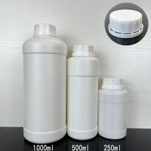 250, 500ml plastic bottles, thickened chemical bottles, sample bottles, sealed large round bottles, HDPE pesticide bottles, reagent bottles