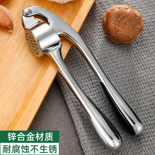 Garlic press, garlic masher, garlic masher, manual ginger garlic press, walnut clip, household zinc alloy kitchen mini tool