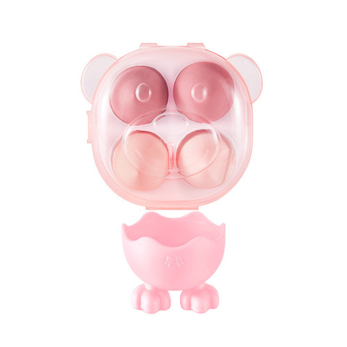 Beauty Tools Jiaoposi Bear Beauty Egg Set Box Makeup Powder Puff Water Drop Sponge Wet and Dry Makeup Egg