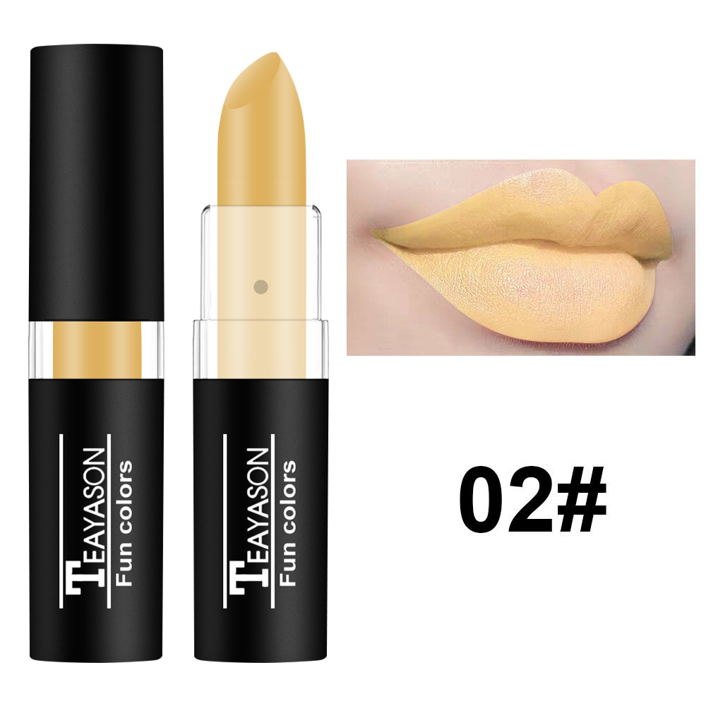 Retro Halloween Lipstick For Creative Makeup Dark Nude Olive Black_voghion.com