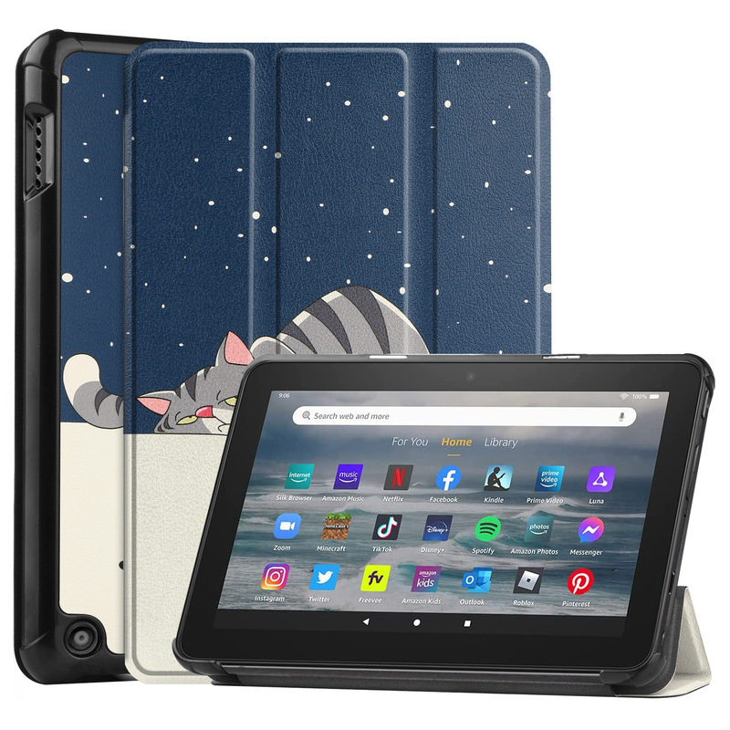 Suitable for Amazon Fire 2019Hd10 Leather Case Fire 7inch Hd8Plus 2022 Protection Suitable for Amazon Fire 2019Hd10 Leather Case Fire 7inch Hd8Plus 2022 Protection