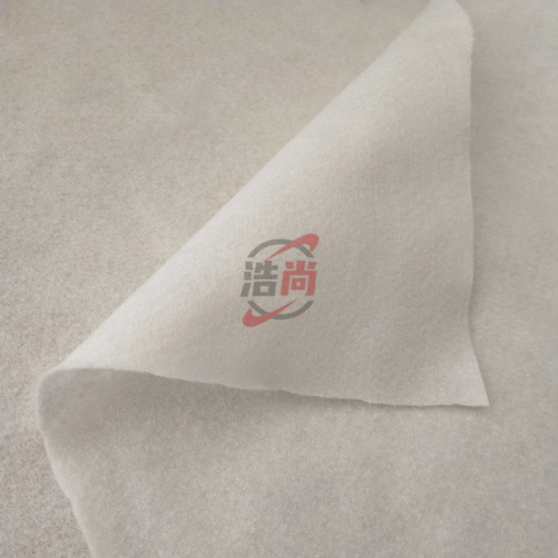 毛毡厂1mm印花用白色180g200g针刺无纺布可回收聚酯纤维毛粘料