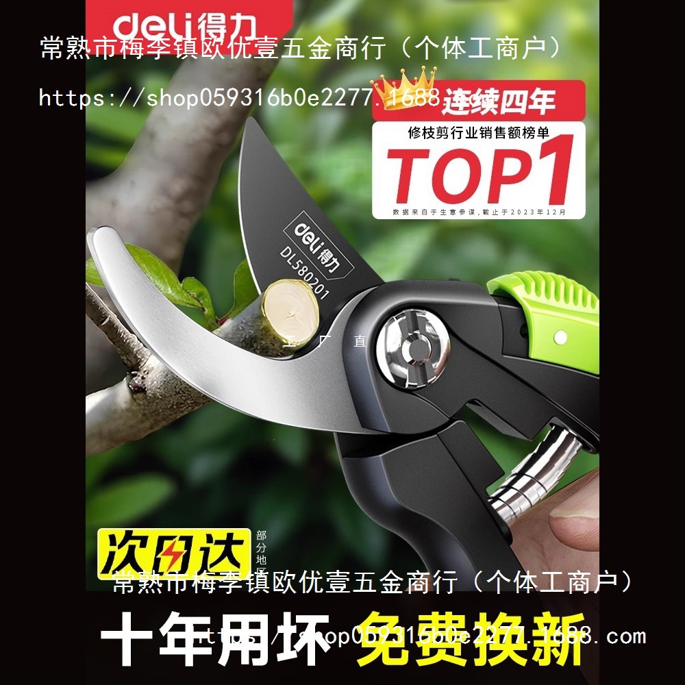 剪枝剪刀园林花艺修剪树枝剪刀果树剪刀粗大花剪园艺花卉剪子