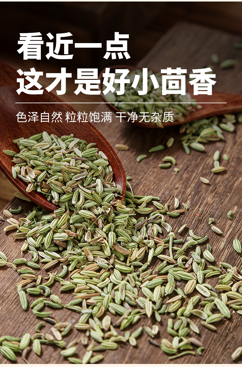Fennel Seeds (Foeniculum vulgare) — Dried Food-Herb Spice for Culinary & Wellness Use key features