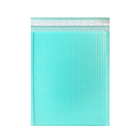 Blue Green Bubble Bag Thickened Bubble Bag Shockproof Bubble Self-adhesive Bag Cosmetic Jewelry Packaging Bag Factory Direct Supply