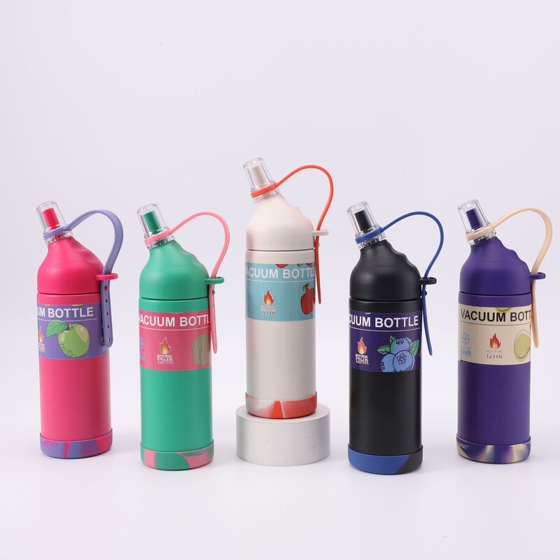 Cross-Border Hot-Selling Water Cup with Pop-Up Lid, Stainless Steel Insulated Cup, Large Capacity, Portable Outdoor Sports Water Bottle