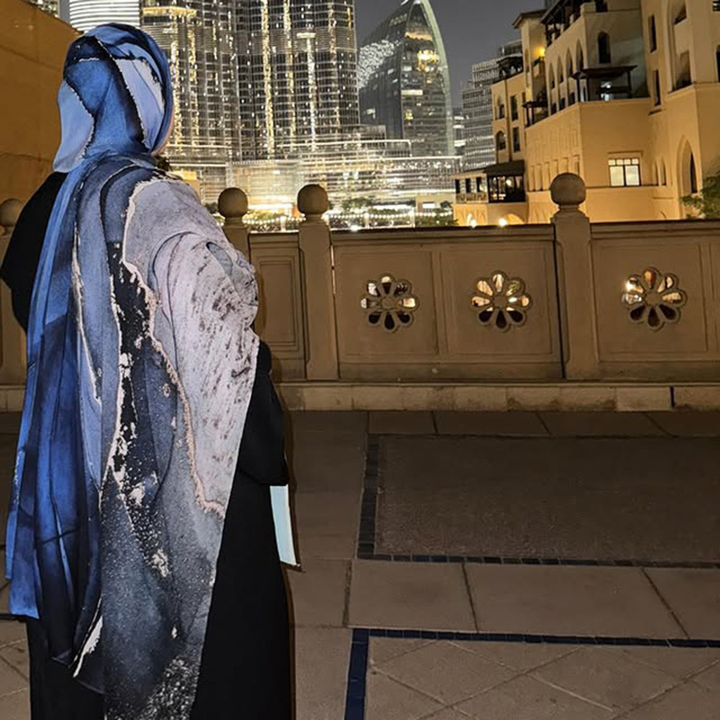 外贸跨境莫代尔人棉披肩 新款印花宽边围巾民族头巾女性围巾|undefined