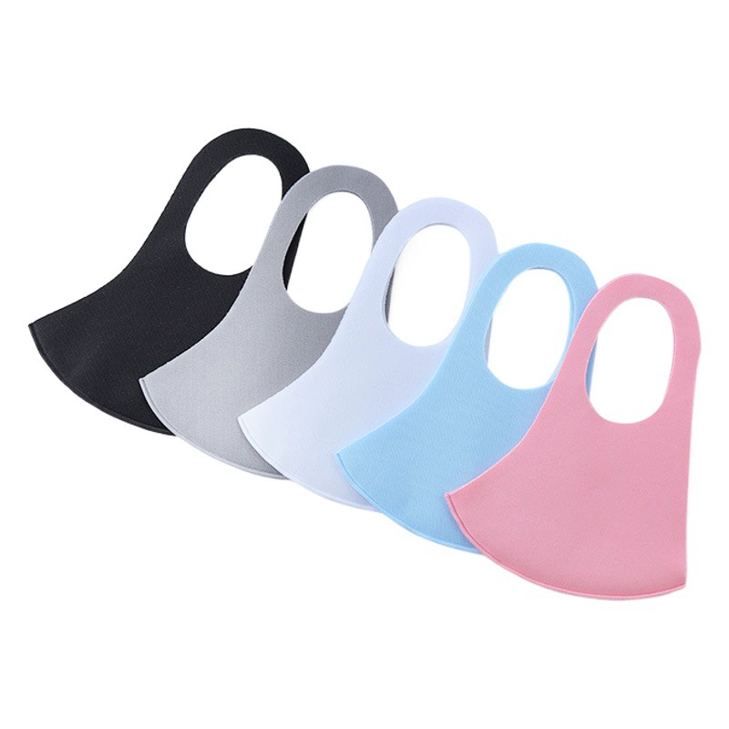 Солнцезащитная маска Мужская и Женская весенне-летняя Пылезащитная маска Anti-Haze Ice Silk Дышащий вязаный моющийся логотип для печати