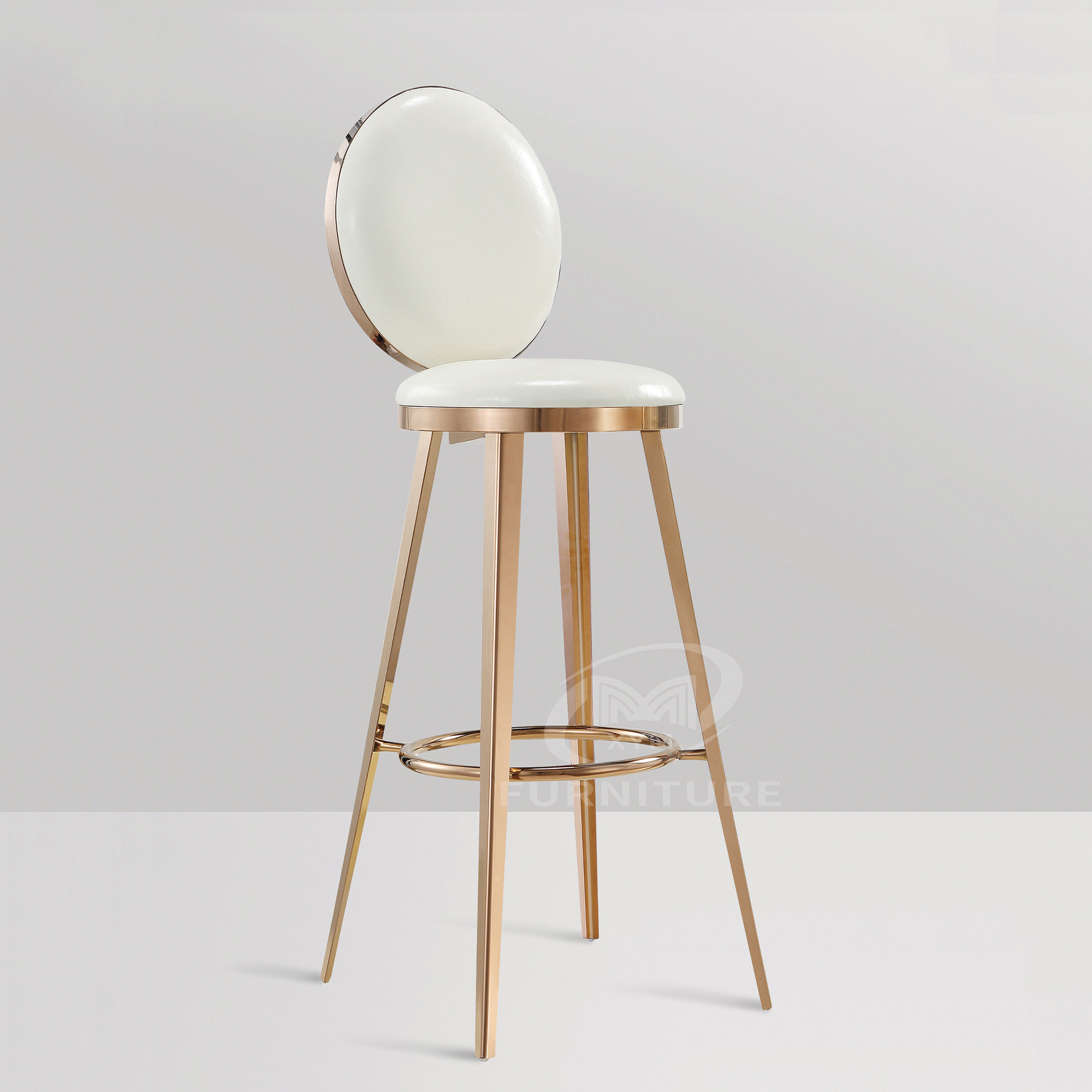Silla de bar de acero inoxidable ligera y lujosa serie de fabricantes al por mayor simple café en línea popularidad silla de restaurante soporte silla personalizada image 9