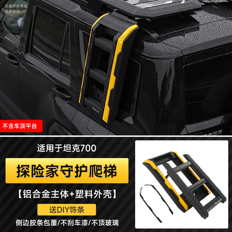 Spotlight, Ladder — Tank Roof rack - tank-700-guardian-ladderfree-diy-trim