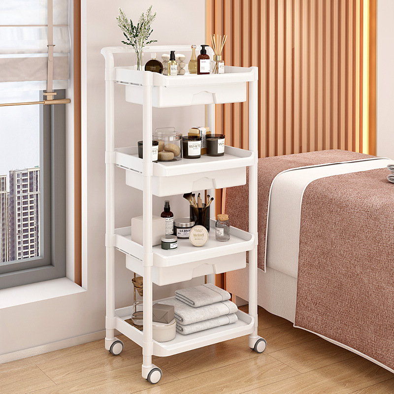 Nuevo modelo de plástico completo del cajón blanco de cuatro capas * 0x0cm * *