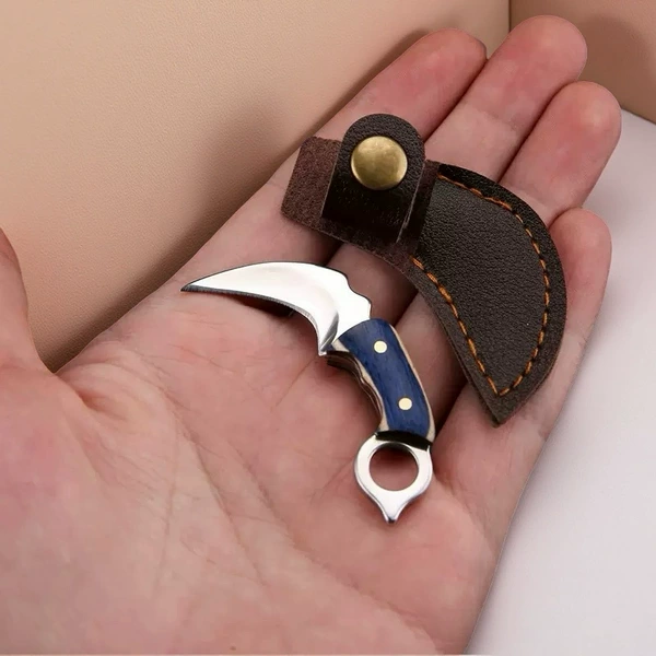 Blue handle silver matching