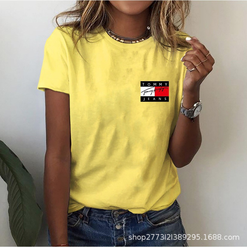 작은 노란색 가슴 라벨