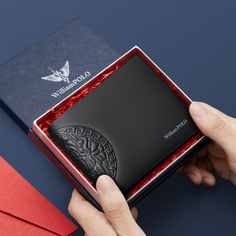 Emperor Paul Wallet Men's Genuine Leather Card Holder Multifunctional Wallet Card Holder 2026 New Fashion Driver's License Case Wholesale Emperor Paul Wallet Men's Genuine Leather Card Holder Multifunctional Wallet Card Holder 2026 New Fashion Driver's License Case Wholesale