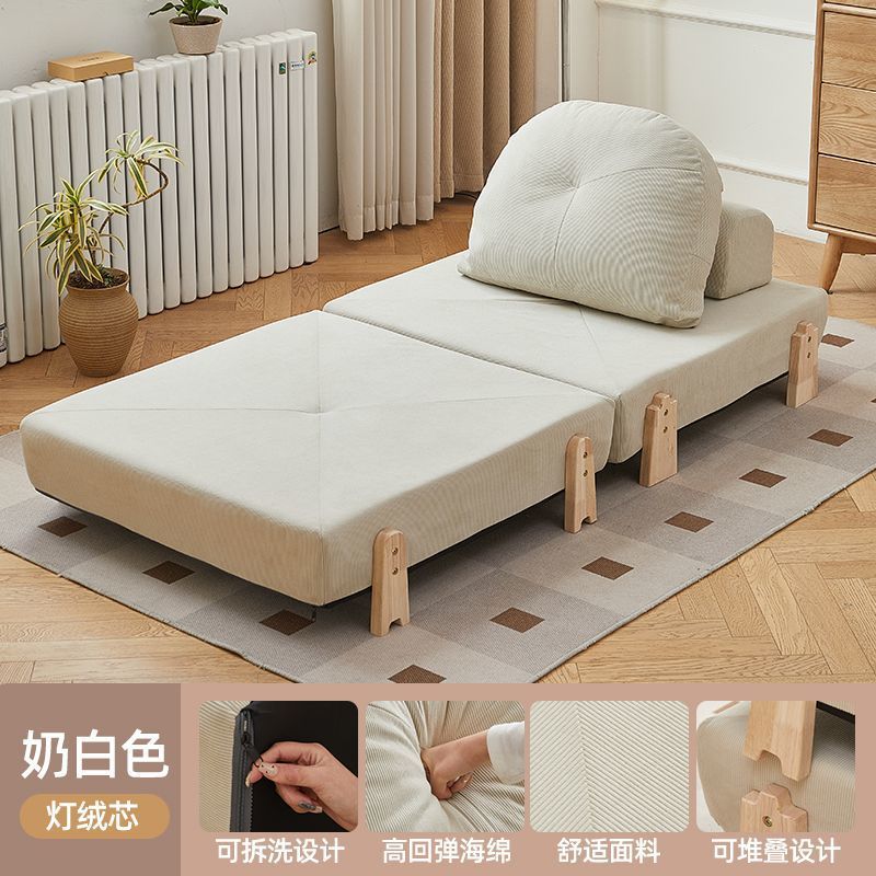 豆腐ブロック レイジーソファ 畳 ダブル リクライニングと寝られる 小型 シングル 昼寝ソファベッド 人間犬小屋