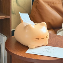 暹罗猫可爱小众创意陶瓷纸巾盒碗盘居家办公室送女生礼物实用彩盒