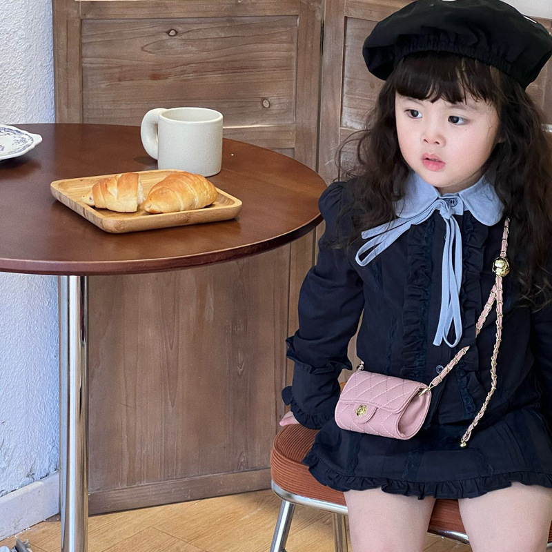 2025 nuevo mini mini viento transfronterizo para padres e hijos globo dorado accesorios bolsos de lápiz labial bolsos de mujer