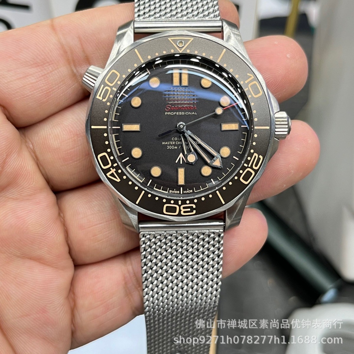 Cross-border Hippocampus Bond 007 No Time to Die/Titanium Alloy 8806 Mechanical Watch ER Luminous VS Sports Men's Watch