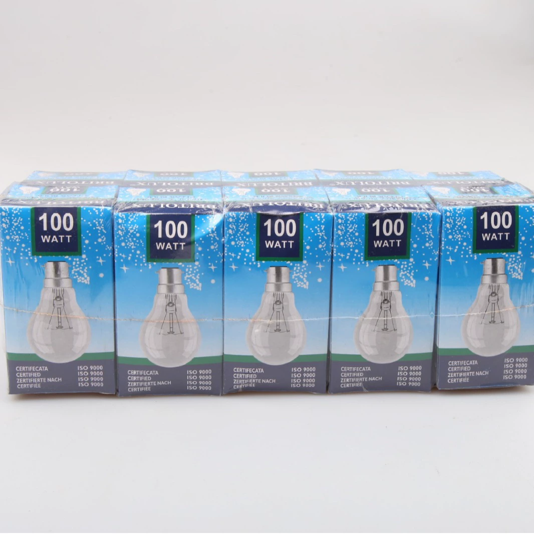 Профессиональный экспорт A55 прозрачный байонет B22 Южная Африка лампа оптом матовая лампа A60 лампа A19 лампа