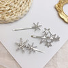 South Korean hairgrip, goods, accessory, bangs, with snowflakes