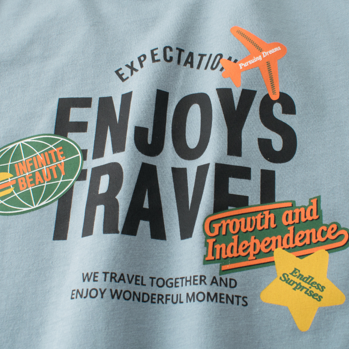 27kids ropa para niños manga corta para niños 2025 verano nueva camiseta de cuello redondo de dibujos animados tops para niños fuente de Douyin