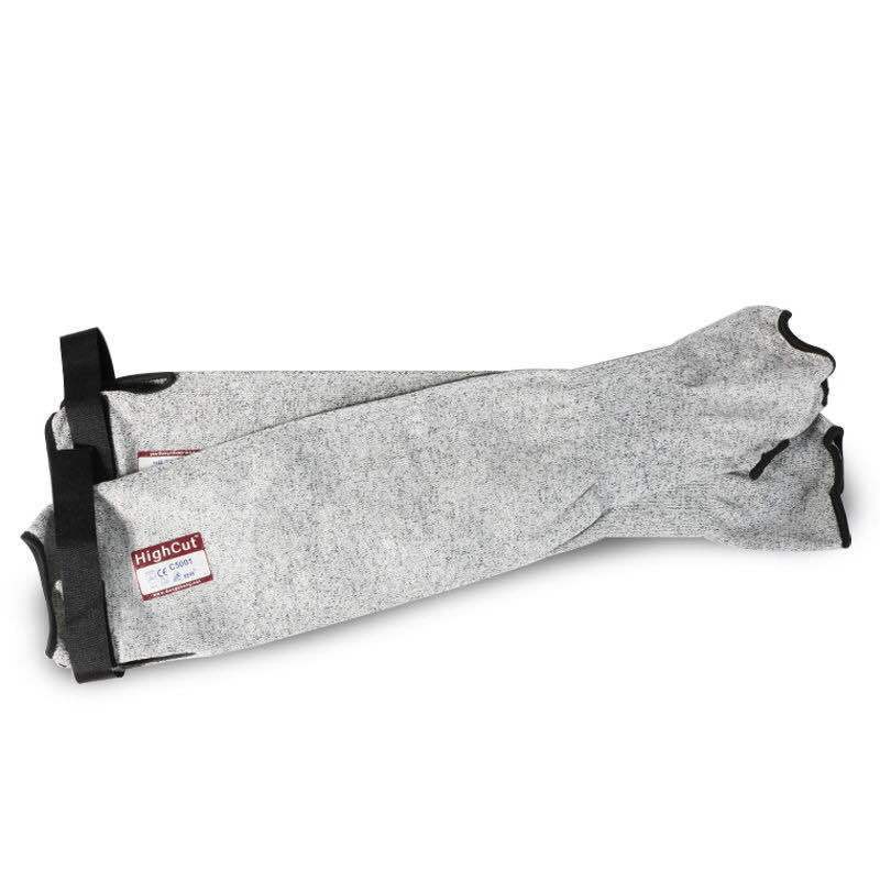 Dengsheng Nivel 5 anti-corte oversleeve Protección Laboral fábrica de vidrio protector de muñeca especial transpirable anti-perforación anti-corte brazo protector procesamiento mecánico