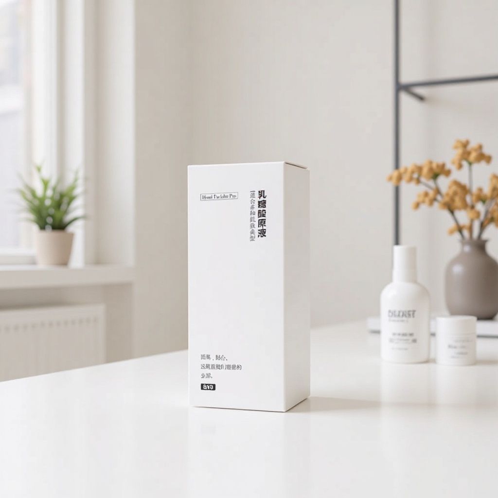 防伪白卡纸盒小白盒睫毛膏口红盒化妆品卡盒包装盒UV印刷彩盒厂家