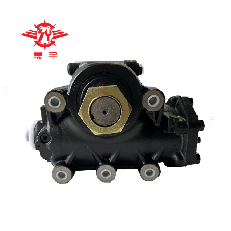 Steering gear compatible with Shaanxi Auto, Jiefang, and FAW 380 HP, part number 3411010-Q724