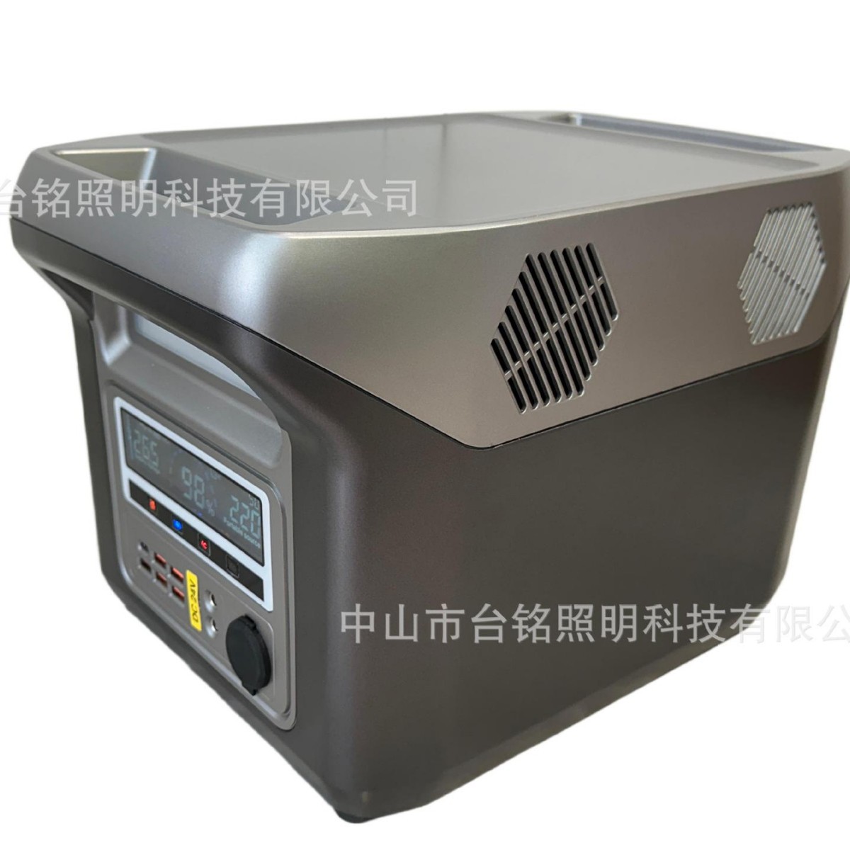 Estación de energía portátil para exteriores de 1500W/2000W para puestos de mercado nocturno, gran capacidad, sin necesidad de facturas de electricidad, puede usar energía solar.