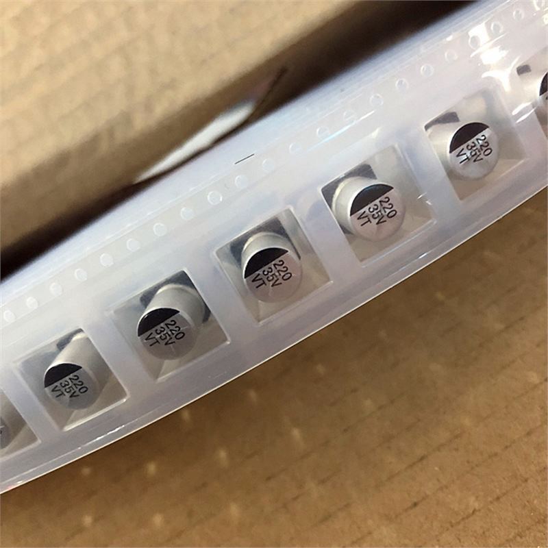 贴片铝电解电容 35V 220UF 8X10.5体积 一盘500个=85元