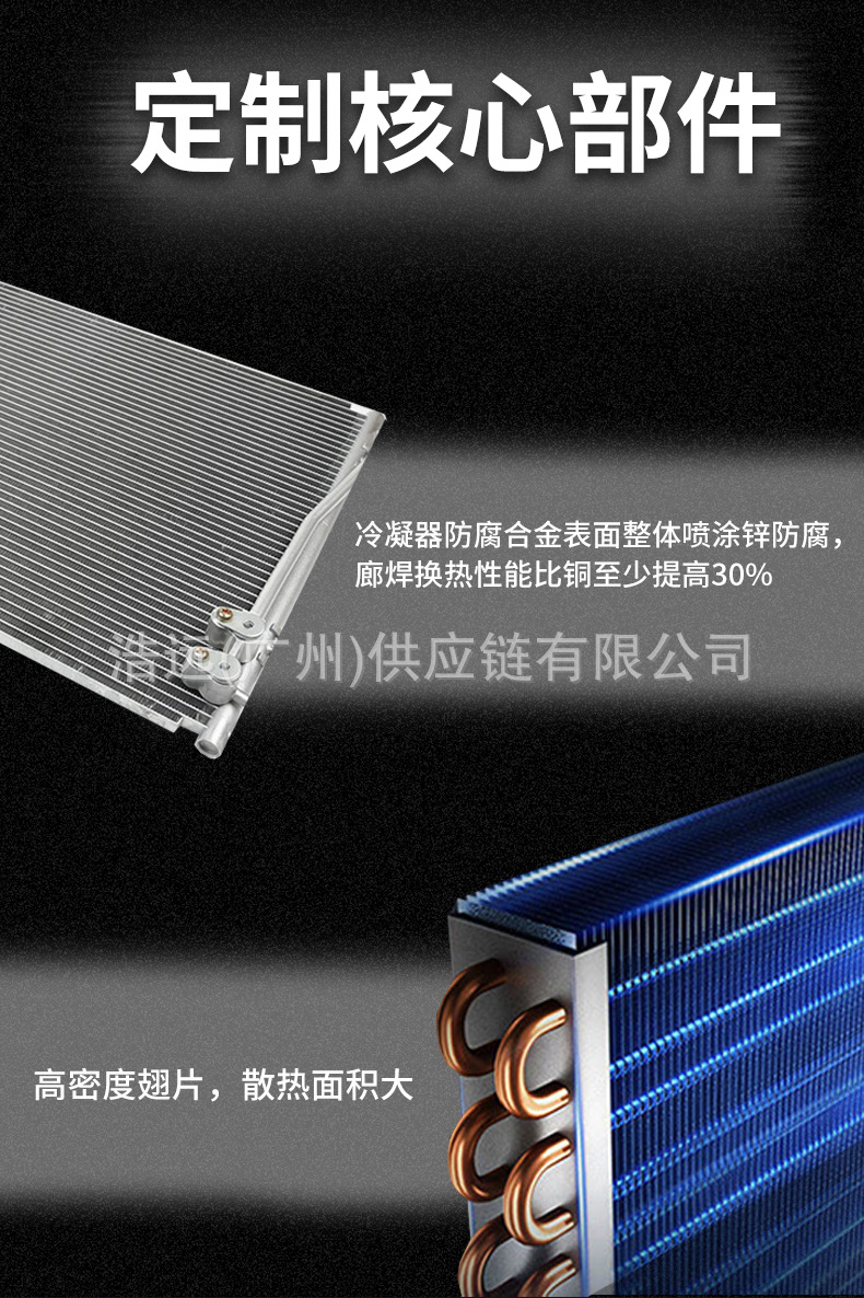 Treeligo New Double Fan Parking Air Conditioner 12V 24V Electric