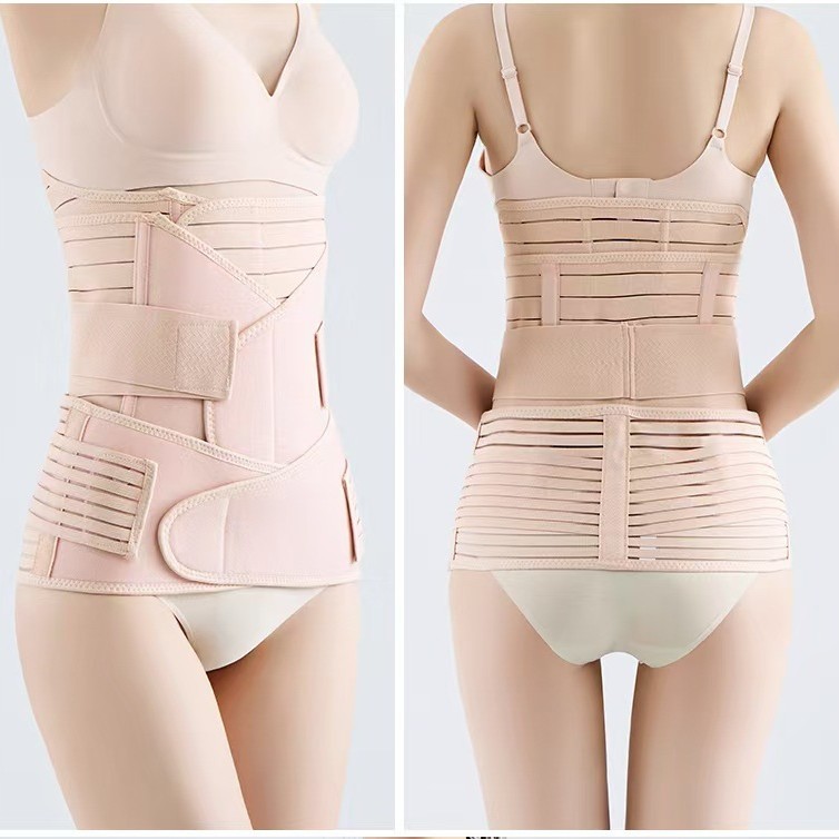 Breathable and comfortable postpartum abdominal belt, suitable for natural childbirth and caesarean section, elastic waistband, fits the body shape, pelvic and abdominal support