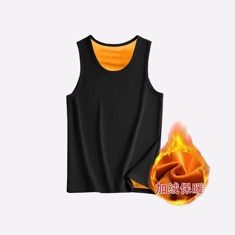 Chaleco de terciopelo dorado para hombre y mujer 2026, capa base ajustada, ropa interior térmica gruesa, chaleco polar para parejas, esencial para el invierno.