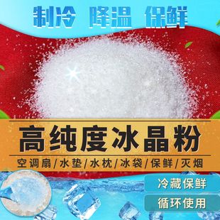 Summer Cooling Ice Crystal Powder Air Conditioning Fan Refrigeration Ice Pillow Water Pad Gel Ice Bag Ice Board Stall Refrigeration and Preservation