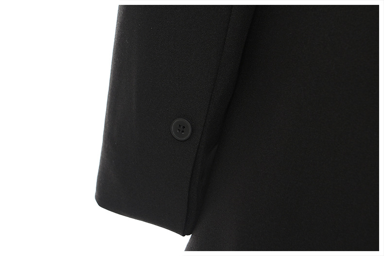 Office Side Waist Baring Slim Fit Exquisite Cut Personality Fashionable Jacket