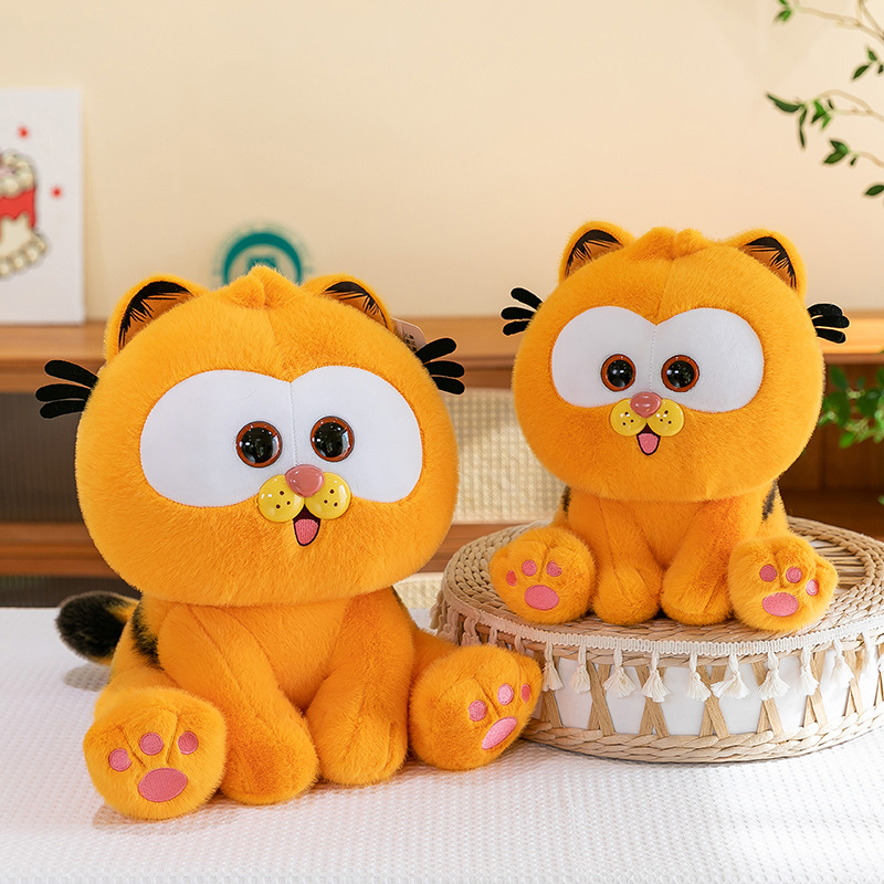 Genuine Garfield Big Movie, el mismo modelo de peluche de muñeca, regalo de muñeca de gato gordo de Garfield naranja