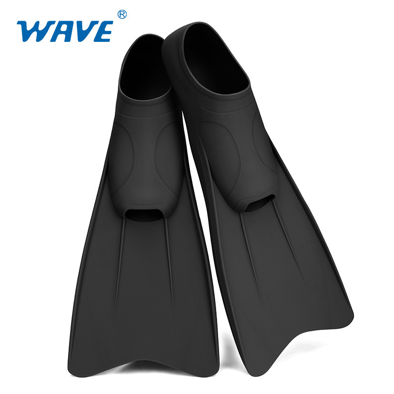 WAVE跨境一体户外专业TPR游泳浮潜蛙鞋橡胶潜水训练脚蹼|undefined