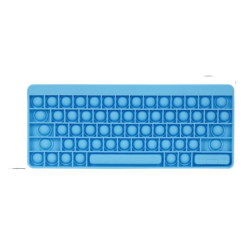 Трансграничная новая Радужная имитационная мышь-клавиатура с защитой от грызунов, большие силиконовые детские Пузырьковые головоломки, декомпрессионные игрушки