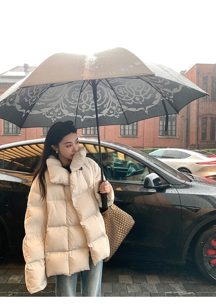 New Candy Color Down Cotton Padded Jacket Women Coat Korean Chic Puffer Jacket Thick Warm Outerwear Women's Clothes Short Parkas