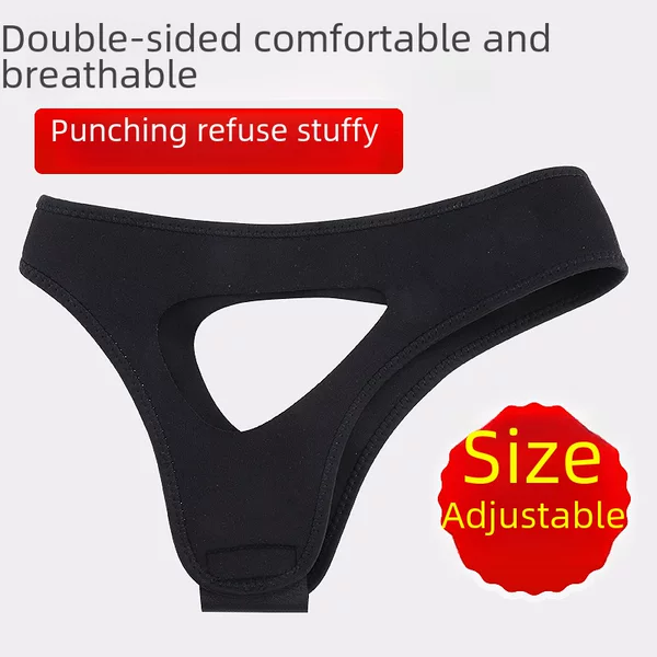 Anti-Snoring Triangle Chin Strap, Adjustable Nose Snoring Strap, Triangular Chin Support for Face Protection Against Snoring