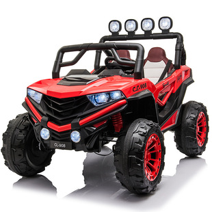 Children's electric car four-wheel drive off-road vehicle two-person baby child remote control toy car sittable adult stroller