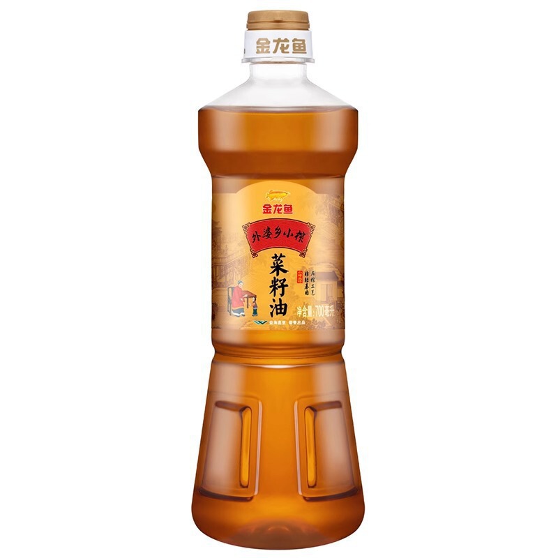 アロワナ菜種油おばあちゃんの故郷の小さな圧搾菜種油食用油 400 ミリリットル家庭用小ボトル|undefined