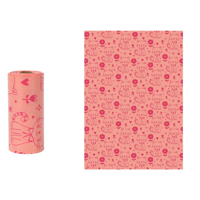 Пакеты для собачьих экскрементов, пакеты для уборки за собаками с дозатором