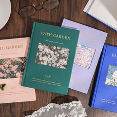 Notebook, high-looking retro literary notebook, weekly diary, hardcover, Japanese style notebook for girls